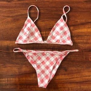 Toast swim gingham set